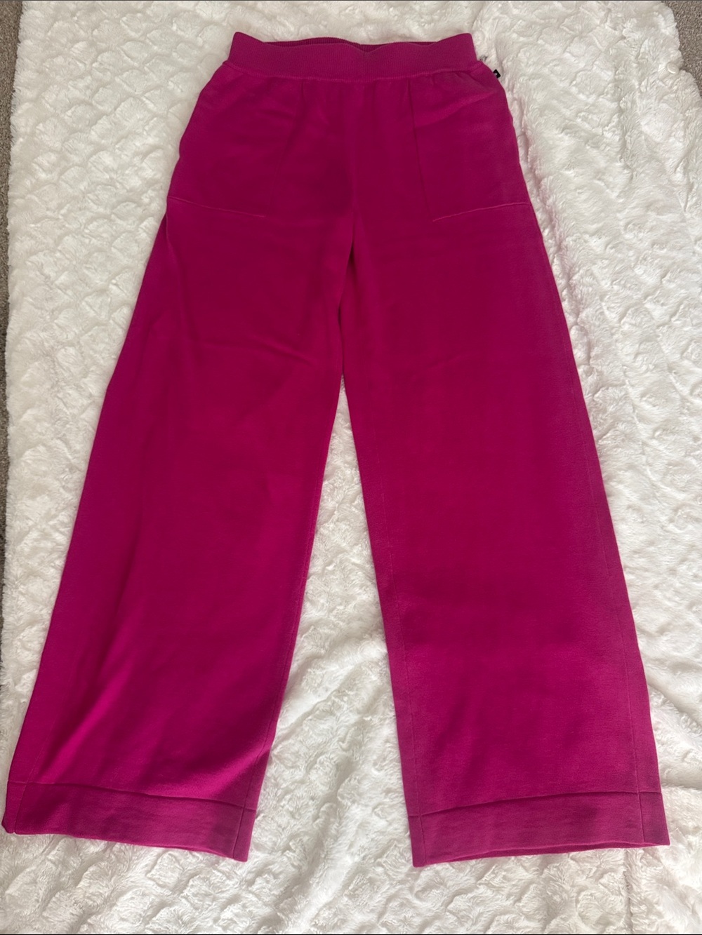 kate spade Magenta Wide-Leg Track Pants